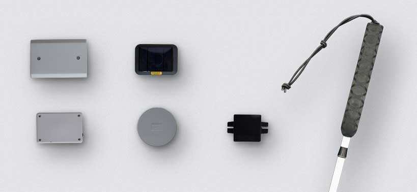 Bastone bianco LETIsmart luce